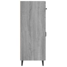 Berkfield Home Sideboard Grey Sonoma 69.5x34x90 cm Engineered Wood - thumbnail 6