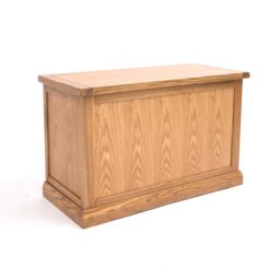 Cabinet Bits Salerno Light wood Blanket Box Ottoman in Light Brown - thumbnail 1
