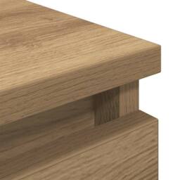 Berkfield Home TV Cabinet Artisan Oak 80x35x54 cm Engineered Wood in Brown - Size: 80 x 35 x 54 cm - thumbnail 9