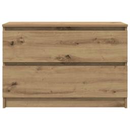 Berkfield Home TV Cabinet Artisan Oak 80x35x54 cm Engineered Wood in Brown - Size: 80 x 35 x 54 cm - thumbnail 6