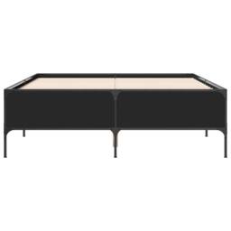 Berkfield Home Durable Bed Frame without Mattress Black 120x200 cm - Size: Small Double - thumbnail 4