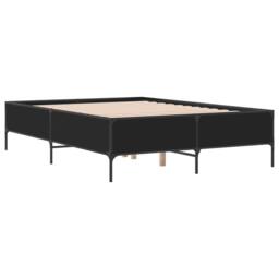 Berkfield Home Durable Bed Frame without Mattress Black 120x200 cm - Size: Small Double - thumbnail 1