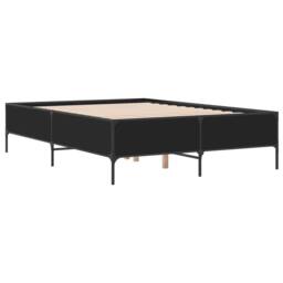Berkfield Home Durable Bed Frame without Mattress Black 120x200 cm - Size: Small Double - thumbnail 6