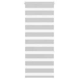 Berkfield Home Elegant Zebra Blind Light Grey 60x150 cm Fabric Width 55.9 cm Pol - thumbnail 2