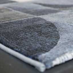 The Rug Shop UK Modern Abstract Blue Easy to clean Machine Made Area Rug - Size: 160 cm x 230 cm - thumbnail 6
