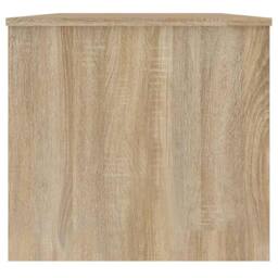 Berkfield Home Coffee Table Sonoma Oak 102x50.5x46.5 cm Engineered Wood in Brown - thumbnail 7