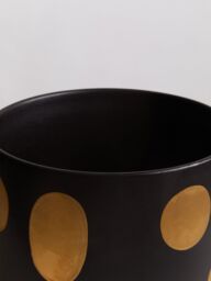 Orsina Big Garden Pot, Speckled Ceramic Planter for Indoor Plants & Home Decor, Indoor Plants pot, Large Flower & Plant Pot in Black - thumbnail 4