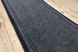 RugsX Anti-Slip Malaga Runner in Grey - Size: 100 cm x 450 cm - thumbnail 4