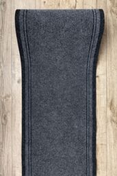 RugsX Anti-Slip Malaga Runner in Grey - Size: 100 cm x 450 cm - thumbnail 5