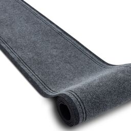 RugsX Anti-Slip Malaga Runner in Grey - Size: 100 cm x 450 cm - thumbnail 2