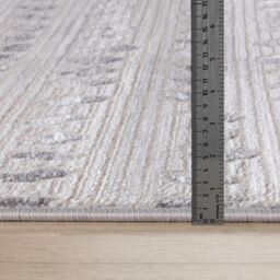 Livabliss Lustro-Modern Grey Off-White Beige Polka Dot Living Dining Bedroom Rug - Size: 160 cm x 220 cm - thumbnail 9