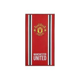 Manchester United FC Core Stripe Beach Towel in Red - thumbnail 2