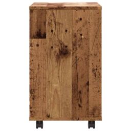 Berkfield Home Side Table Old Wood 70x35x55 cm Engineered Wood in Brown - Size: 70 x 35 x 55 cm - thumbnail 5