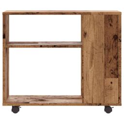 Berkfield Home Side Table Old Wood 70x35x55 cm Engineered Wood in Brown - Size: 70 x 35 x 55 cm - thumbnail 4