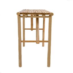 Nordlys Bamboo Wood Console Table in Brown - thumbnail 7
