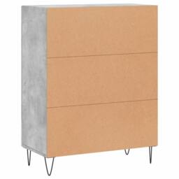 Berkfield Home Sideboard Concrete Grey 69.5x34x90 cm Engineered Wood - thumbnail 8