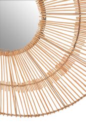 Orsina Batu Natural Rattan Wall Mirror in Brown - thumbnail 5