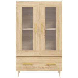 Berkfield Home Highboard Sonoma Oak 69.5x31x115 cm Engineered Wood in Brown - thumbnail 6