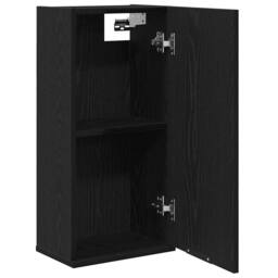 Berkfield Home Wall-mounted Cabinet Black Oak 32x20x67 cm Engineered Wood - Size: 32 x 20 x 67 cm - thumbnail 5