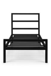 Julian Bowen Soto Metal Bed in Black - Size: Single - thumbnail 4