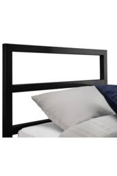 Julian Bowen Soto Metal Bed in Black - Size: Single - thumbnail 7