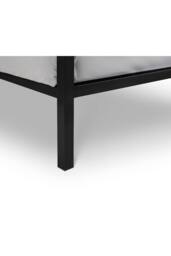Julian Bowen Soto Metal Bed in Black - Size: Single - thumbnail 5