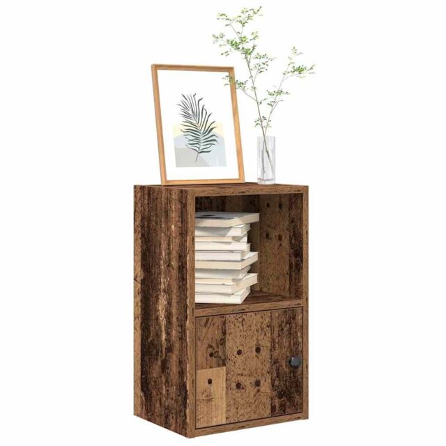 Berkfield Home Bookcase Old Wood 31x24x52 cm Engineered Wood in Brown - Size: 31 x 24 x 52 cm - image 1