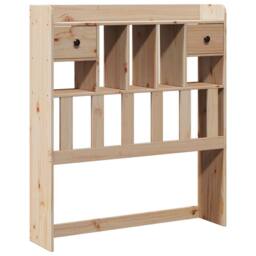 Berkfield Home Decorative Bookcase Bed without Mattress 100x200cm Solid Wood Pine in Light Brown - Size: 100x200 cm - thumbnail 7