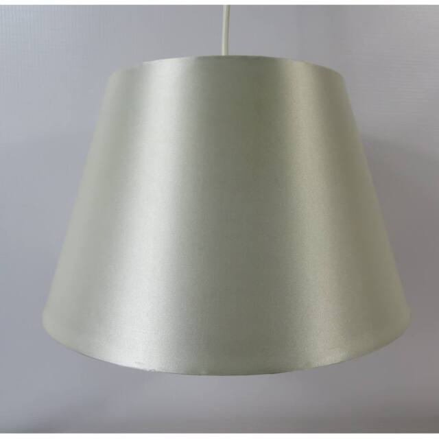 "K LIVING Lights Linen 12"" Satin Drum Ceiling Table Lamp Shade - Ivory" - image 1