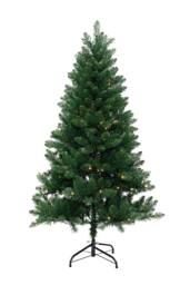 Neel Blue Nordic Christmas Tree, Pre-Lit Pine Xmas Tree, Warm White Leds in Green - Size: 4ft - thumbnail 1