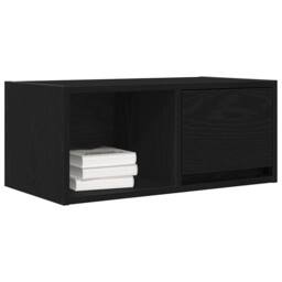 Berkfield Home TV Cabinets 2 pcs Black Oak 60x31x25.5 cm Engineered Wood - thumbnail 4