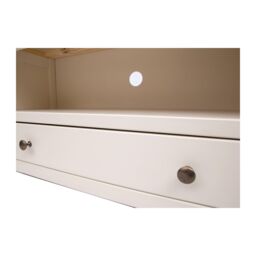 Cabinet Bits Maggiori Off-White 1 Drawer TV Cabinet Brass Knob - thumbnail 5