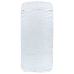 Berkfield Home Beach Towels 4 pcs White 60x135 cm Fabric 400 GSM - thumbnail 4