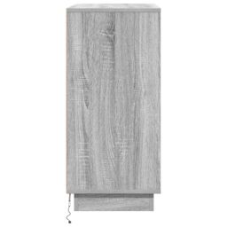 Berkfield Home Sideboard with LED in Grey Sonoma - 71 x 34.5 x 75 cm, Made of Engineered Wood - Size: 71 x 34.5 x 75 cm - thumbnail 8