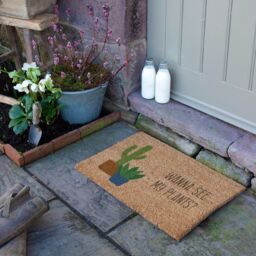 Artsy Mats Wanna See My Plants Doormat (60 x 40cm) in Brown - Size: 40 cm x 60 cm - thumbnail 3