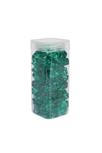 KDMD Large Dark Green Acrylic Stones in Square Jar 300gr 2 Pack - image 1