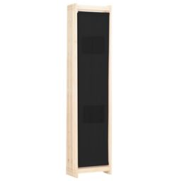 Berkfield Home 6-Panel Room Divider Black 240x170x4 cm Fabric - Size: 240 x 170 x 4 cm - thumbnail 4