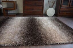 RugsX Shaggy Space Rug in Brown - Size: 120 cm x 170 cm - thumbnail 2