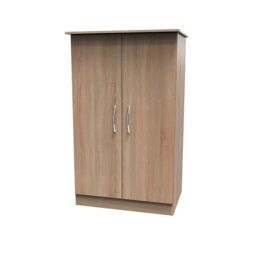 Ready Assembled 2 U Hampshire 2 Door Midi Wardrobe (Ready Assembled) in Light Oak - thumbnail 3