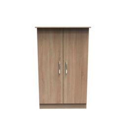 Ready Assembled 2 U Hampshire 2 Door Midi Wardrobe (Ready Assembled) in Light Oak - thumbnail 1