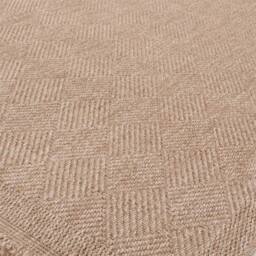 THE RUGS Jute Looking Diamond Design Outdoor Rugs Garden Patio Nature 5300 in Natural - Size: 200 cm x 290 cm - thumbnail 3