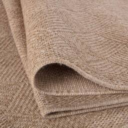 THE RUGS Jute Looking Diamond Design Outdoor Rugs Garden Patio Nature 5300 in Natural - Size: 200 cm x 290 cm - thumbnail 4