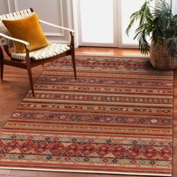 RugsX Wool Keshan Rug in Gold - Size: 200 cm x 290 cm - thumbnail 4
