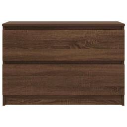 Berkfield Home TV Cabinet Brown Oak 80x35x54 cm Engineered Wood - Size: 80 x 35 x 54 cm - thumbnail 6