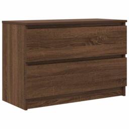 Berkfield Home TV Cabinet Brown Oak 80x35x54 cm Engineered Wood - Size: 80 x 35 x 54 cm - thumbnail 3