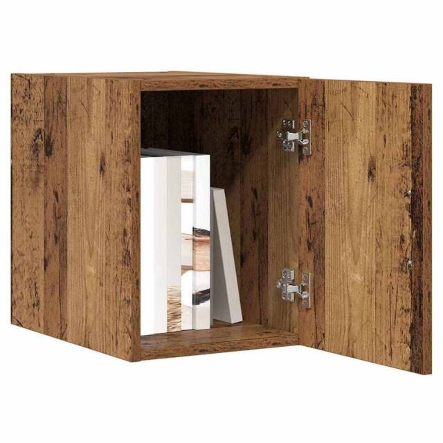 Berkfield Home Wall Cabinet Old Wood 30x42.5x40 cm Engineered Wood in Brown - image 1