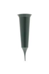 KDMD Green Spike Grave Vase 32cm 6 Pack in Dark Green - thumbnail 2