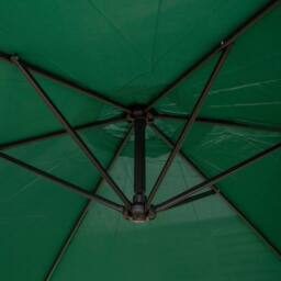 Samuel Alexander 3m Cantilever Green Banana Parasol with Crank Handle & UV Protection - thumbnail 6