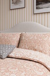 Helena Springfield 'Pheasants' Cotton Duvet Cover Set in Copper - Size: Double - thumbnail 2