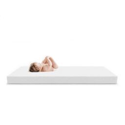 Starlight Beds Starlight Babies 7.5cm Deep Comfort Cot Mattress with Removable Washable Cover - 60cm x 120cm in White - thumbnail 3